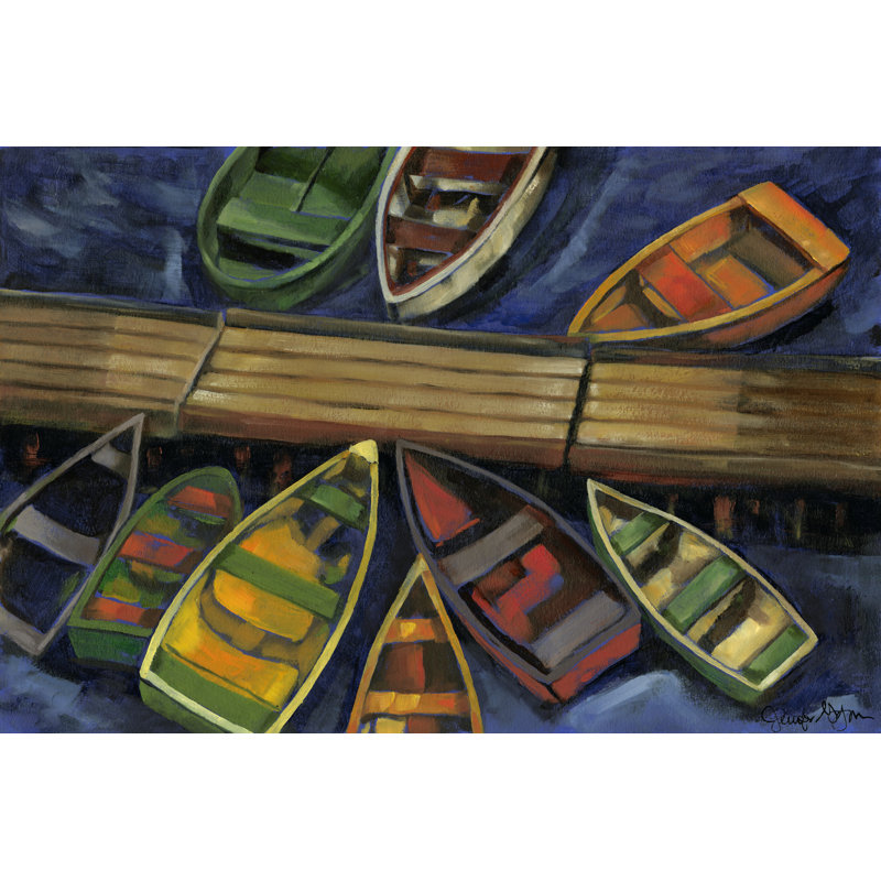Maine Escape IV (A) by Jennifer Goldberger - Wrapped Canvas Print, 30cm H x 46cm W