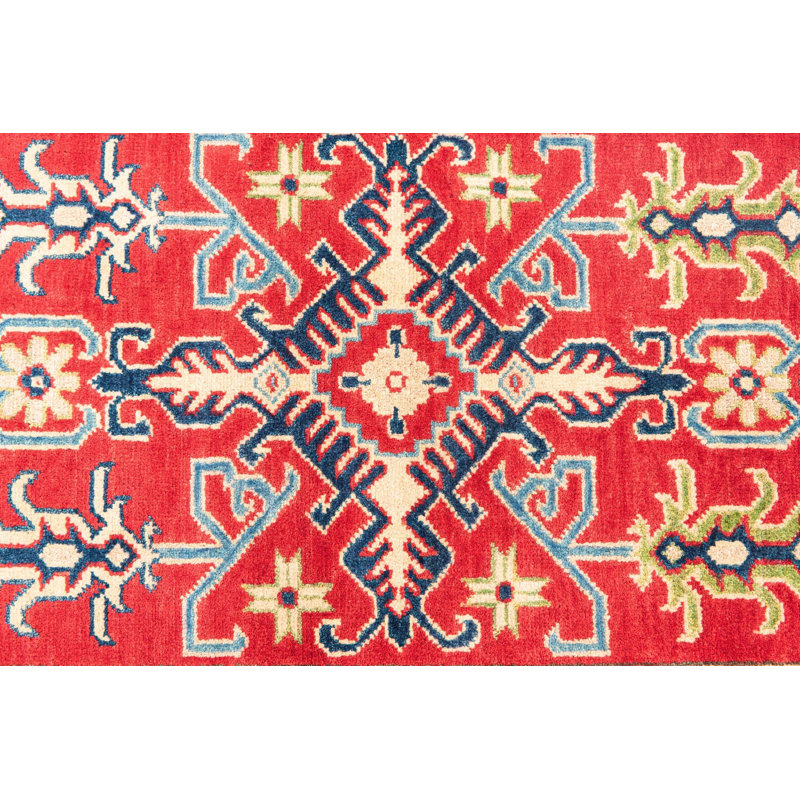 Runner Nero Red Rug