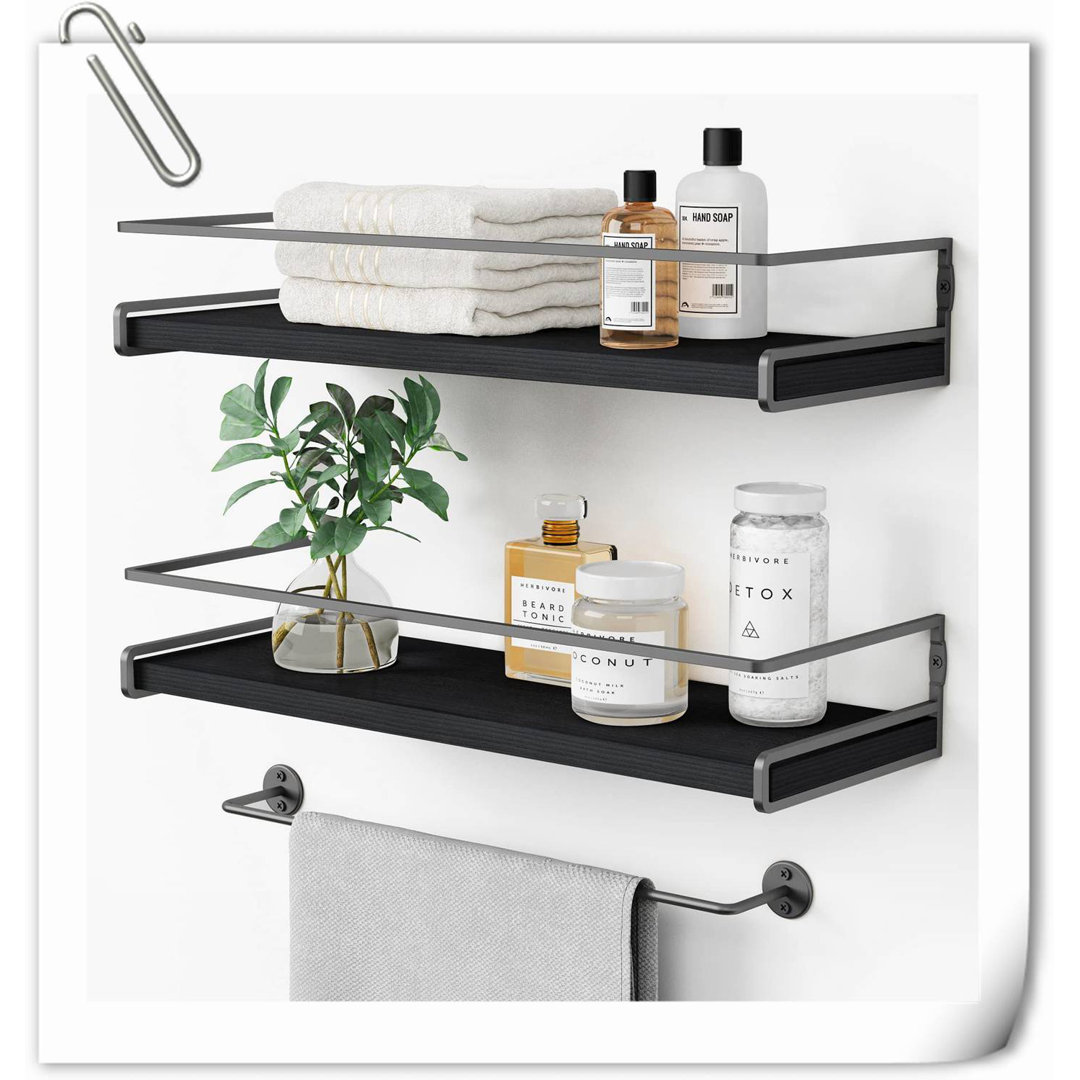 Rosevelt 2 Piece Wood Floating Shelf Ebern Designs