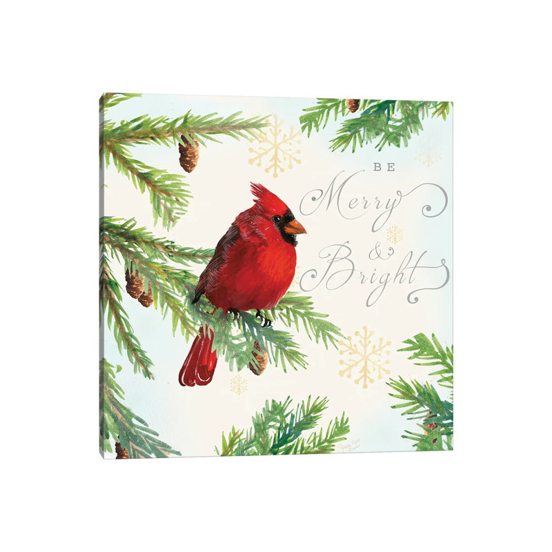 Christmas Blessings I by Marie Elaine Cusson - Wrapped Canvas Print, 30.48 cm H x 30.48 cm W