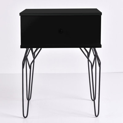 Muir 50.2cm W Particle Board / Chipboard Bedside Table