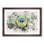 Peacock Feathers - Framed Print-56851670-56851673