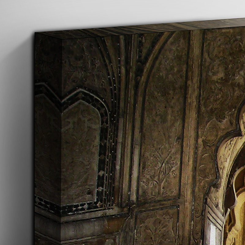 Red Fort Delhi India - Wrapped Canvas - Framed Print, 35cm H x 50cm W