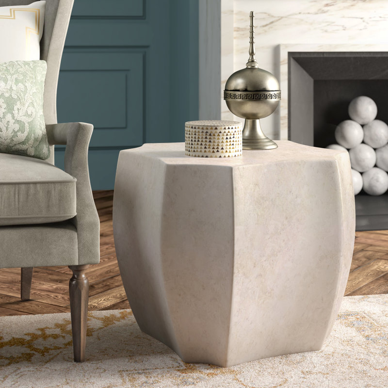 Grand Tour Stone End Table
