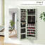 Organisateur de rangement pour armoire à bijoux avec lumières et tiroir-1695630801
