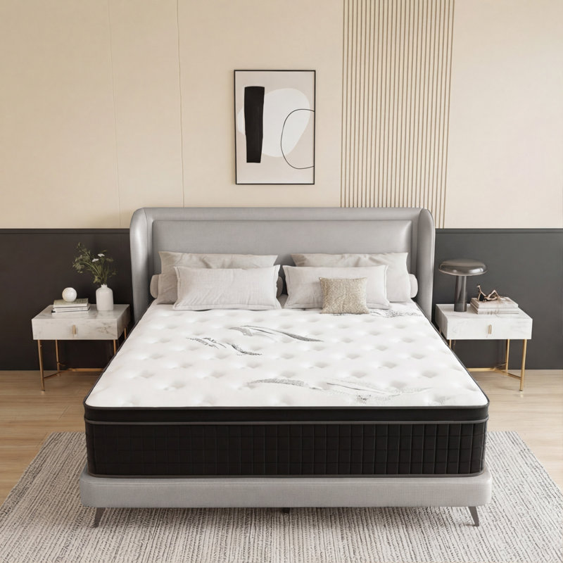 10" Medium Hybrid Memory Foam Mattress in a Box, No Assembly Required, Double