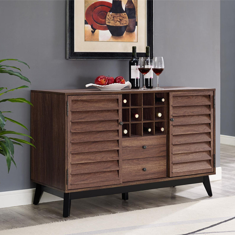 Mackinaw 47.3cm Bar Cabinet, Walnut