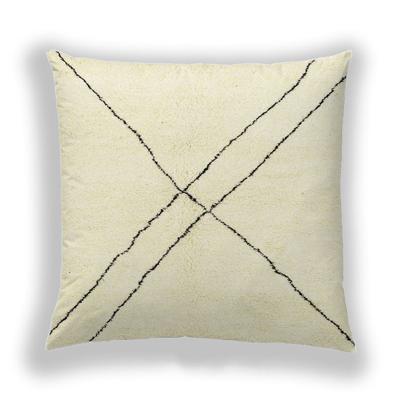 Coussin Abstract 2937, Microsuède