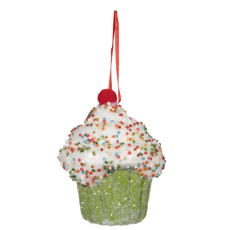 Ornement boule de petit gâteau Frann, Lime