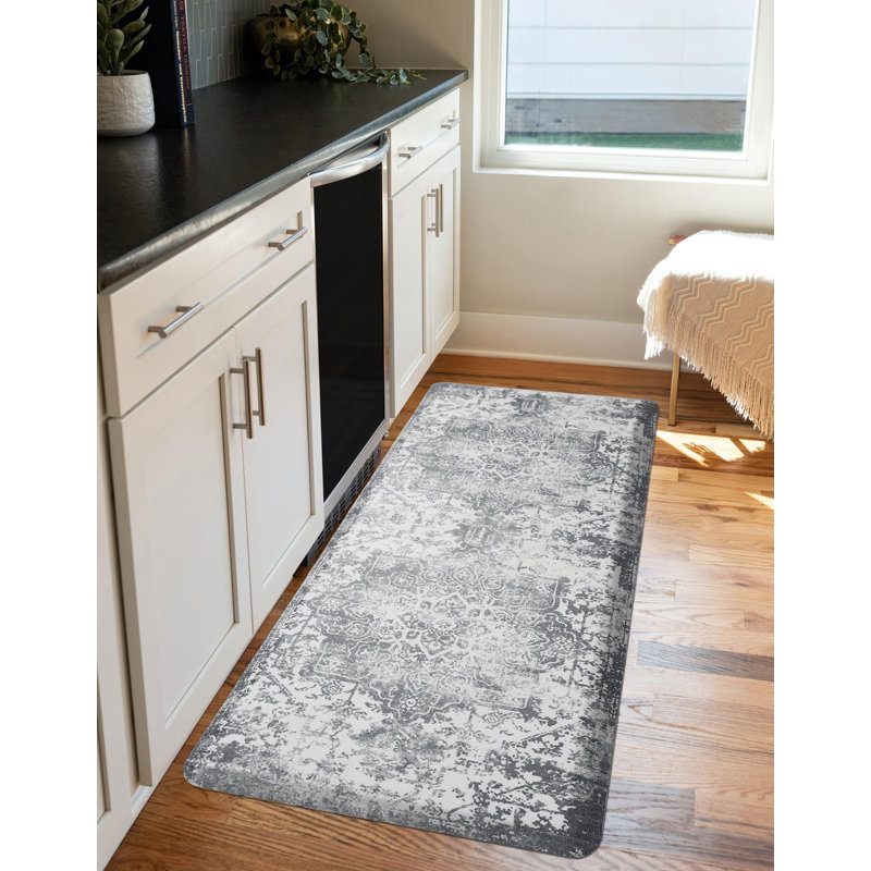 Contemporary Jenaiah Area Rug Grey Colour, Rectangle 2'x3'