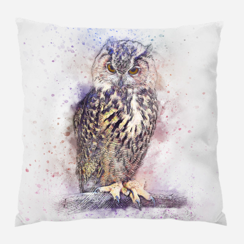 Outdoor Reversible Throw Pillow, Microsuede, Indoor