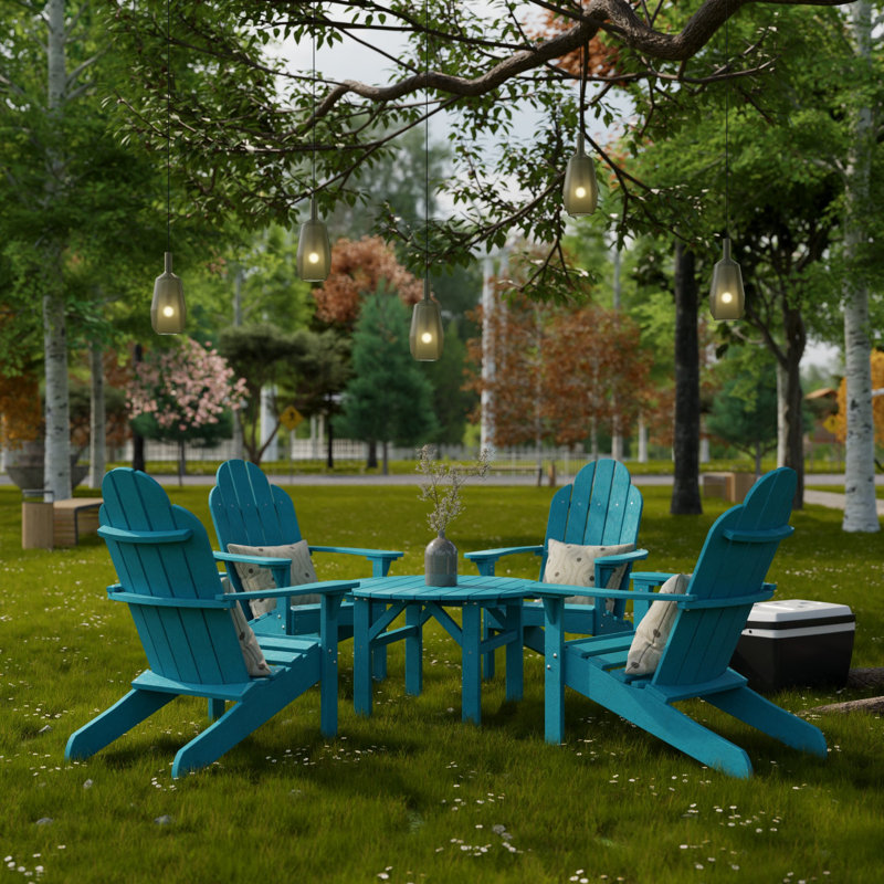 Table d'appoint Classic 33 po, Bleu Aruba
