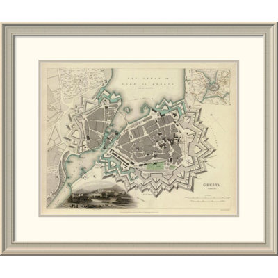 Geneva Switzerland 1841 Framed Print