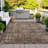 Machine Washable Indoor/Outdoor Xhevrie Brown Rug-111820247