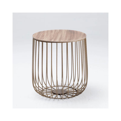 Ardrie Drum Coffee Table with Storage