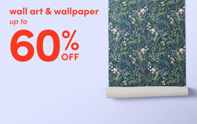 wall art & wallpaper clearance