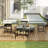 Black Iron Fire Pit Bench (Set Of 4)