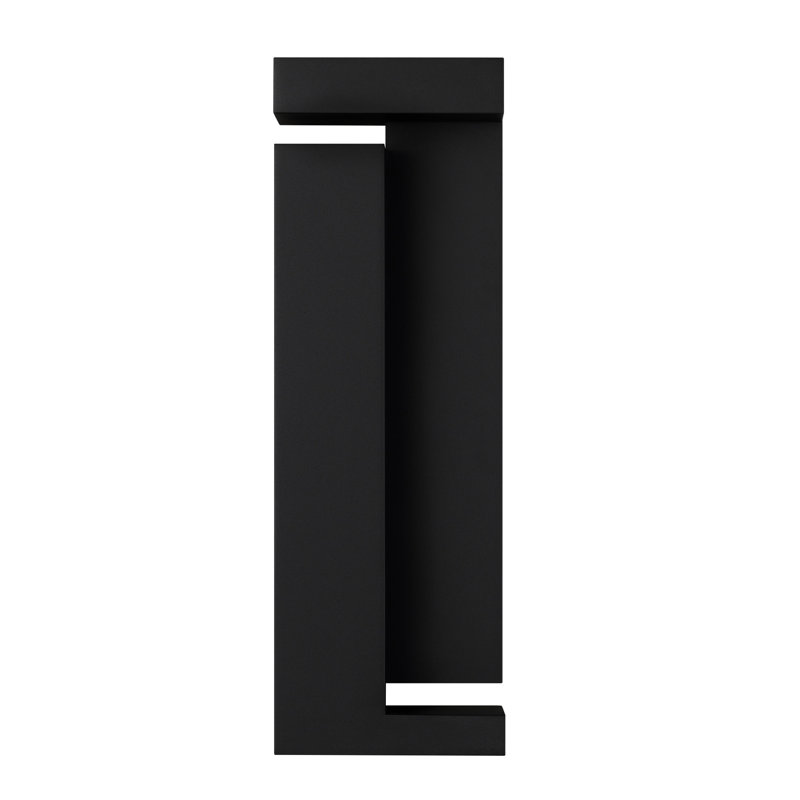 Applique murale 18 pouces à DEL en acier noir avec 3 couleurs de température sélectionnables 3000k / 4000k 5000k, à intensité variable, 850 lumens haute performance avec 30w, diffuseur en verre sérigraphié, installation facile