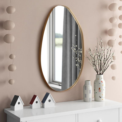 Pirlo Metal Oval Mirror