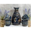 Blue Swirls Sake Set