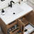 Carla Freestanding Bathroom Vanity with Left Side Drawers-4530068-4530089