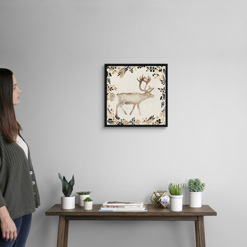 Comète-reproduction d’art sur toile, H 18 po x l 18 po x P 1,75 po, Cadre noir