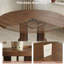 Round Dining Table 120cm, Walnut
