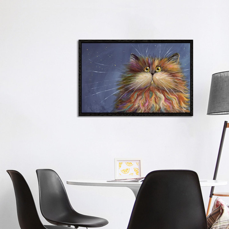 Print, 101.6 cm H x 66.04 cm W, Black Framed Canvas