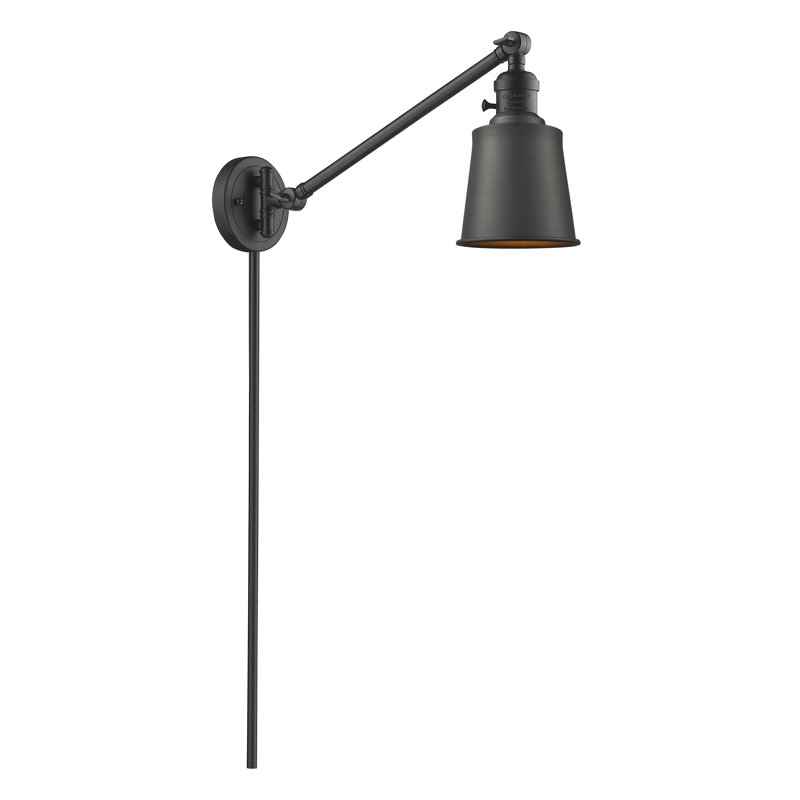 Lavender Hill Plug-in Swing Arm Sconce, LED, Oil Rubbed Bronze