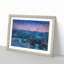 Mountain Range Behind the Cabin - Picture Frame Painting Print-56860152-56860151