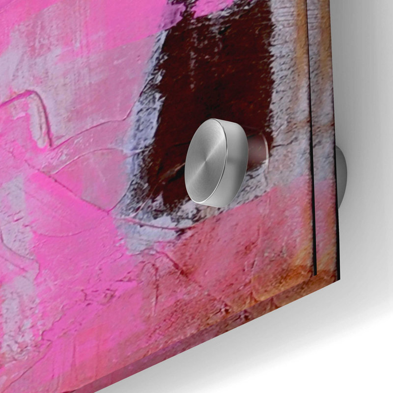 «Sweet Emotion II» par Erin Ashley, art mural en verre acrylique, H 48 po x l 24 po x P 0,2 po
