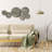 Abstract Gold Metal Wall Sculpture, 35.5"