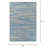 Victorine Striped Sand Azure Turquoise Indoor Outdoor Area Rug-1142505360