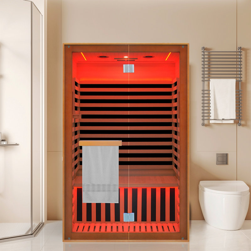 Sauna à deux portes Hemlock Deluxe