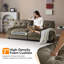Causeuse en velours 80 po Cloud-1708447670
