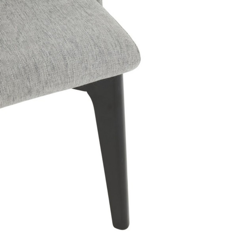 Rorey Linen Side Chair, Gray