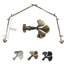 Ensemble de tringle à rideaux simple et quincaillerie Dayana-1011674257-961332201