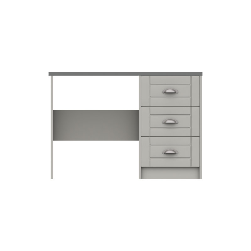 Newhaven Dressing Table, Dust Grey/Light Grey