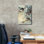«Epic Graffiti» «Time To Think» par Carla Jennings, art mural sur toile, 18 po x 26 po