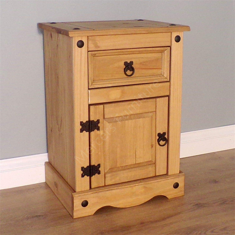 Lindgren 35cm W Solid Wood Bedside Table