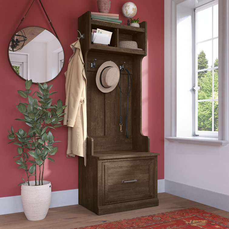 Arulappu Hall Tree 24.5'' Wide with Bench