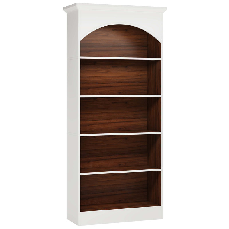 5-Shelf Bookcase, 70.9" Tall Bookshelf with Storage Shelves