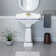 The Renovators Supply Inc. 22.88'' White Porcelain Rectangular Bathroom Sink with Overflow