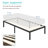 Amylia 18 Inch Metal Iron Platform Bed Frame, with Wood Slat Support, Heavy Duty Mattress Foundation, Noise Free,Single Beds for Kids, Teens & Students - Compact Space-Saving Design with Frame, Ideal for Dorms, Small Apartments & Guest Rooms,Twin-215719279