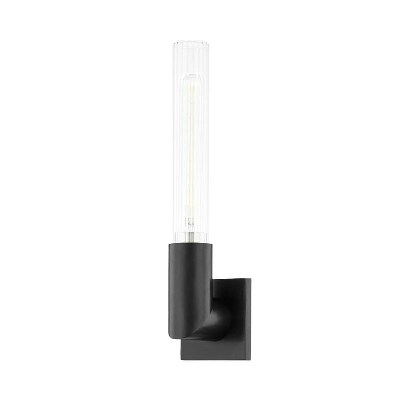 Asher 1 Light Wall Sconce, Old Bronze