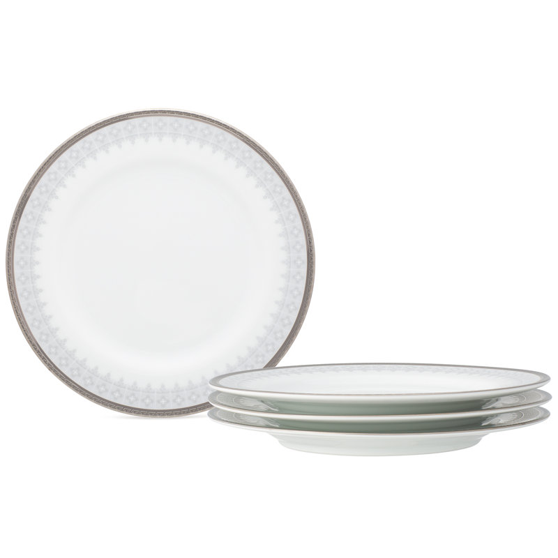 Noritake Silver Colonnade Bread & Butter/Appetizer Plates, 6-1/2"