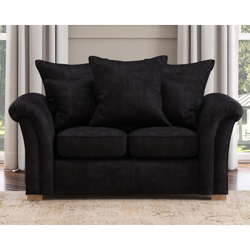 Castleacre Two Seater, Scatter Back, Ebony