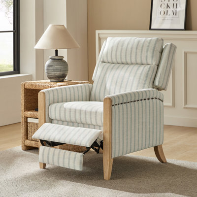 Terren 28.74" Wide Upholstered Push Back Recliner by Winston Porter