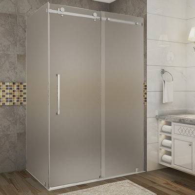 Moselle 48" x 75" Rectangle Sliding Shower Enclosure