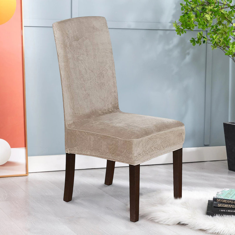 Housse pour chaise de salle à manger, Taupe